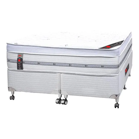 Box+colchão Castor Massageador King Niponpedic Pocket 193