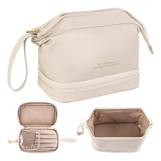 Neceser Cosmetiquera Viaje Maquilla Impermeable Doble Capa Neceser Cosmetiquera Viaje Maquilla Impermeable Doble Capa