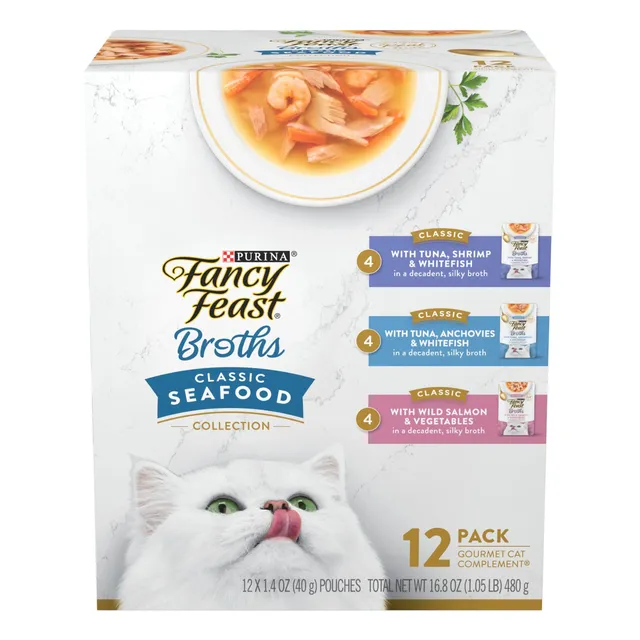 Complemento De Comida Para Gato Purina Fancy Feast Broths Va