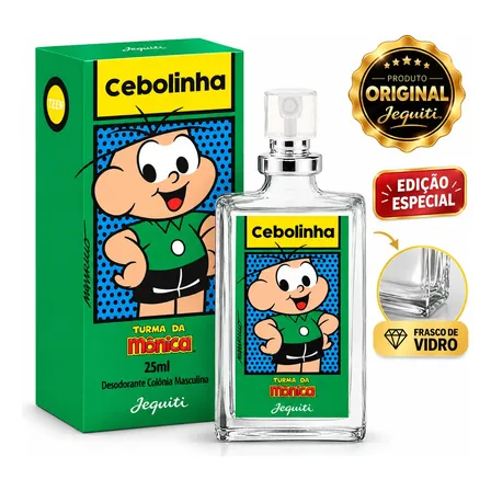 Perfume Colônia Cebolinha 25ml Edição Limitada Jequiti