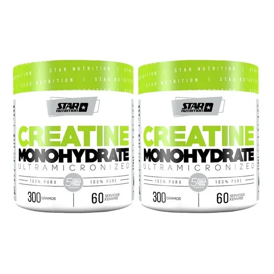 Creatina Star Nutrition 300 Gr X 2 Unidades Monohidratada