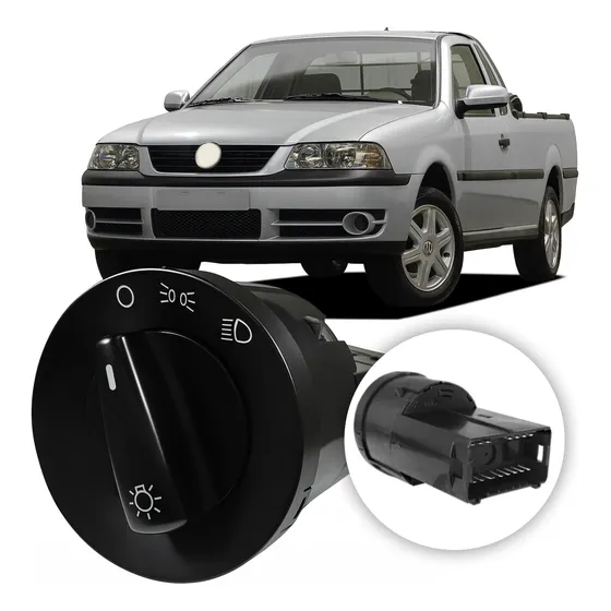 Botão Chave Luz Farol Gol Saveiro Parati Ano 2000 Até 2006