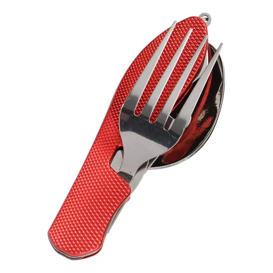 Utensilios Para Acampar, Cuchillo, Cuchara, Tenedor, Juego