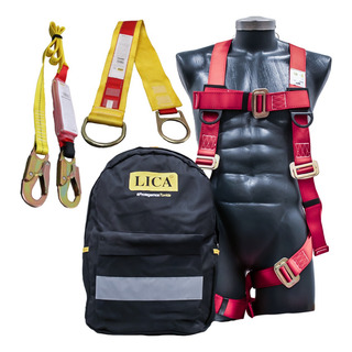 Arnes De Seguridad Certificado Lica Kit Anticaidas Completo Arnes De Seguridad Certificado Lica Kit Anticaidas Completo