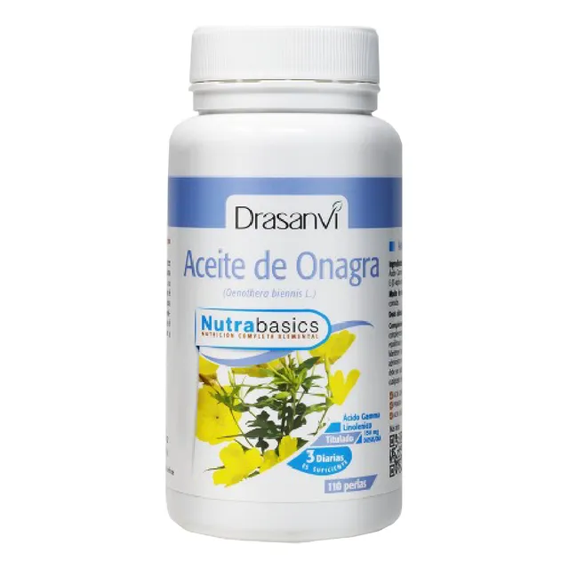 Aceite De Onagra + Vitamina E -  110 Capsulas X 500 Mg