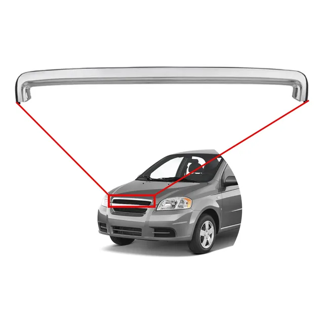 Moldura De Cofre Cromo Aveo Rpc 2007 2008 2009 2010 2011