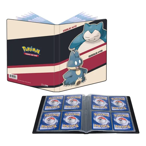 Pokemon Folder Ultra Pro Snorlax Munchlax 4-pocket