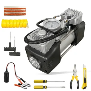 Compressor De Ar Elétrico Portátil 330w 150psi 30a Encher Pneu Carro Moto Bicicleta Genai