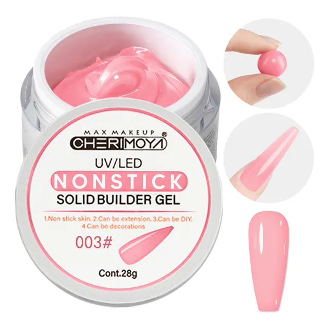 Gel Uñas Sólido Antiadherente Uv/led 28g Cherimoya.