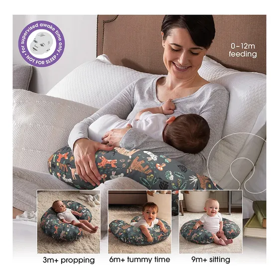 Almohada De Lactancia (bosque Verde) 43549 Boppy