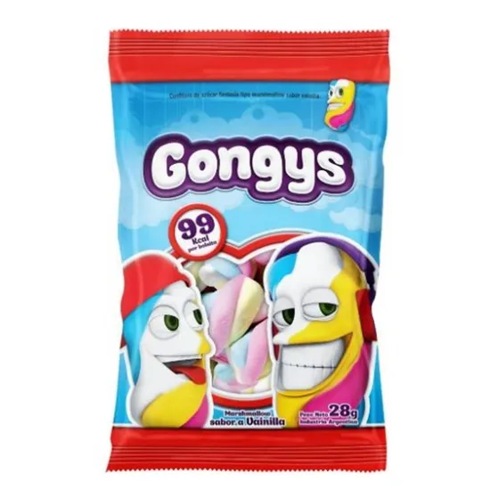 Malvaviscos Gongys 28gr X 12un Cioccolato Tienda De Dulces 