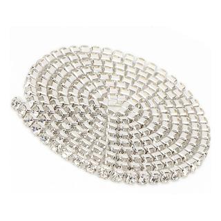 Cadena De Diamantes De Imitación Para Coser Con Ribetes De C Cadena De Diamantes De Imitación Para Coser Con Ribetes De C