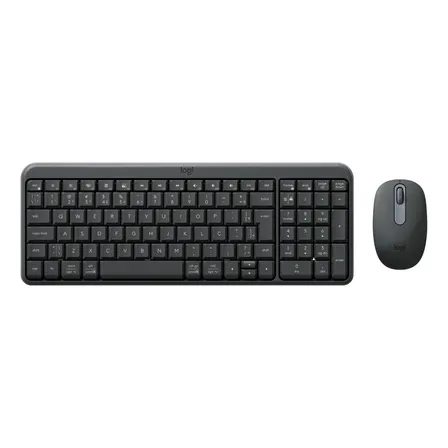 Combo Teclado E Mouse Sem Fio Logitech Mk250 Grafite