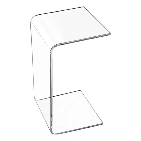 Mesa De Arrime Acrilica Transparente Moderna Minimalista
