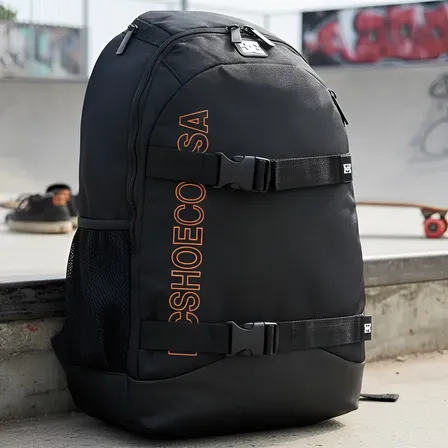 Mochila Esportiva Masculina H02 Preto Dc Shoes Cor 1-Preto Desenho do tecido Estampado