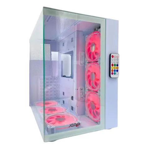 Case Gaming Jemip Evo Il Atx 6 Fan Argb + Control Gabinete