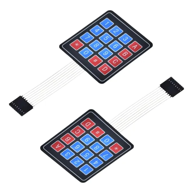 2 Piezas Teclado Matriz 4x4 Matricial Arduino