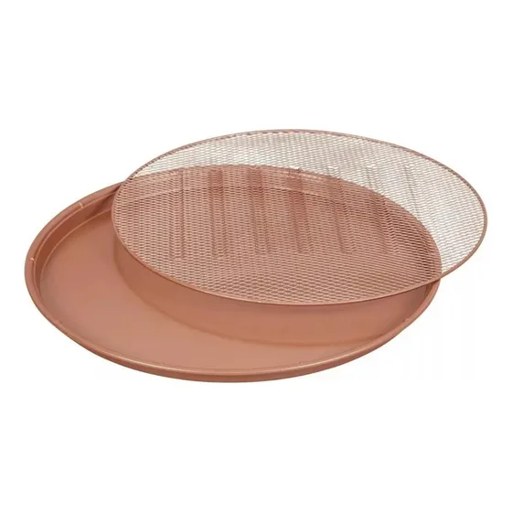 Molde Pizzera Y Rejilla Recubrimiento Cerámico 40 Cm Wilton
