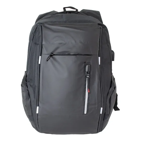 Mochila Para Notebook 15.6 Anti Robo Oxford Color Negro