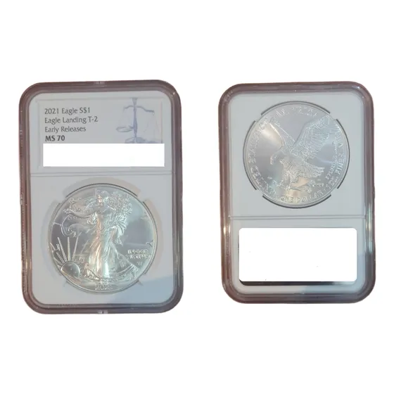 Monedas Mundiales: Usa Early Releases 1 Dolar 2021 Ms70