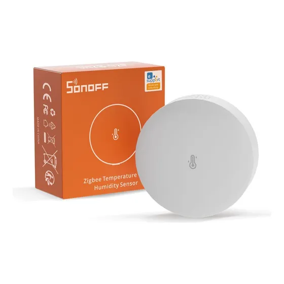 Sensor de temperatura y humedad Sonoff SNZB-02D Blanco