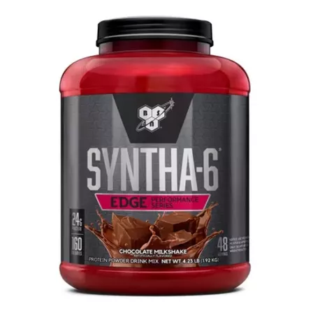 Suplemento en polvo BSN  Edge Syntha-6 proteínas sabor chocolate milkshake en pote de 1.92kg