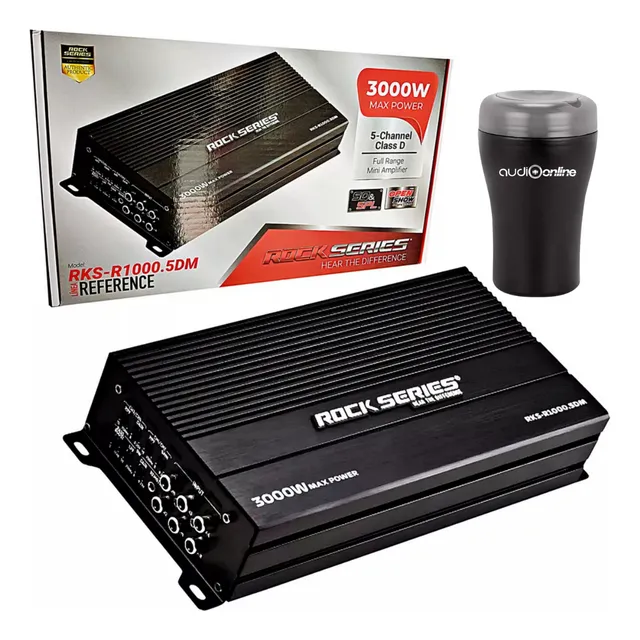 Amplificador 5 Canales D Rock Series Rks-r1000.5dm + Regalo