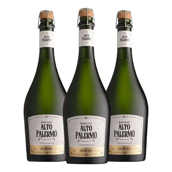Espumante Alto Palermo 750ml X 3 Unidades