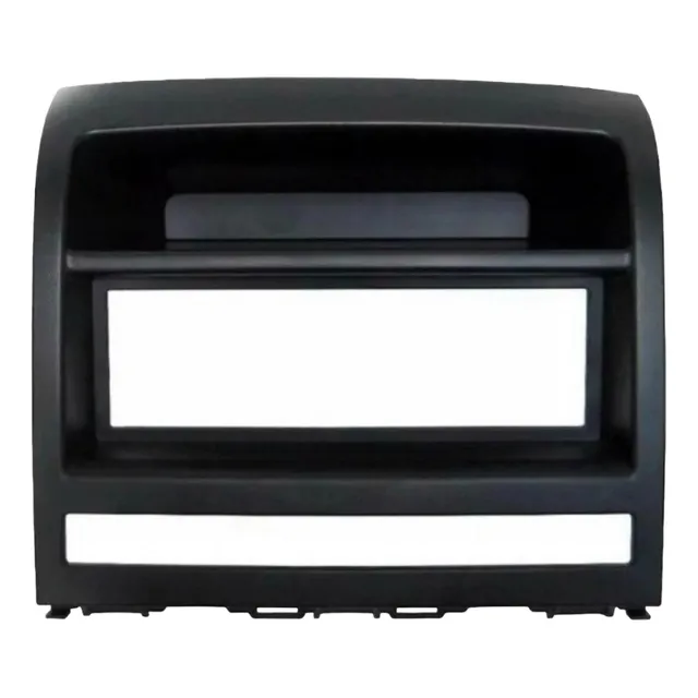 Moldura Fiat Palio Siena Strada Idea 1 Din Preta