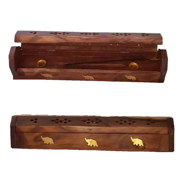 Baul De Madera Porta Inciensos