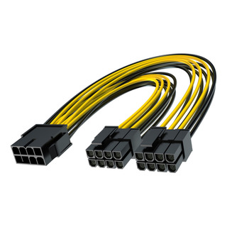 Adaptador Cable Energía Gpu 8 Pin Pci-e A Dual 8pin (6+2) Adaptador Cable Energía Gpu 8 Pin Pci-e A Dual 8pin (6+2)