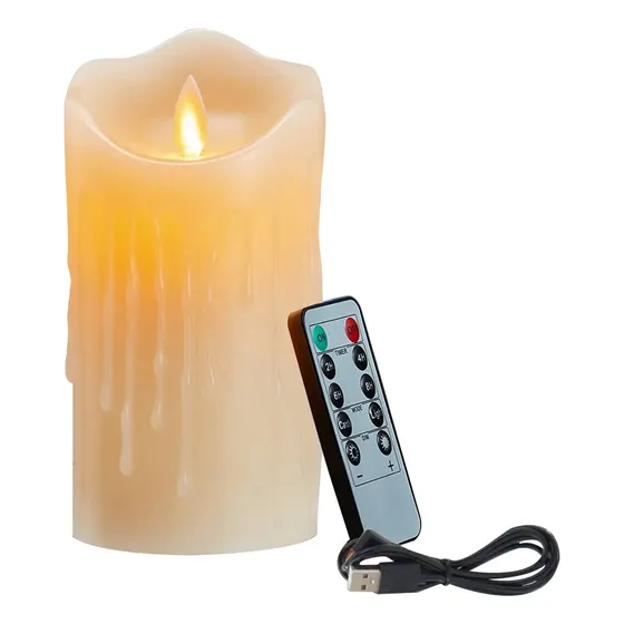 Velas Led H5, Velas Parpadeantes Sin Llama, Tapa Recargable