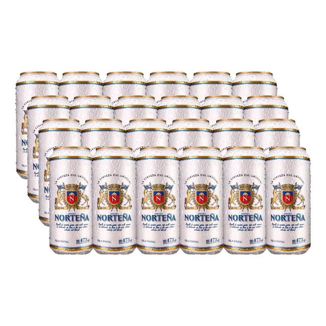 Cerveza Norteña Lata 473 Cc X24