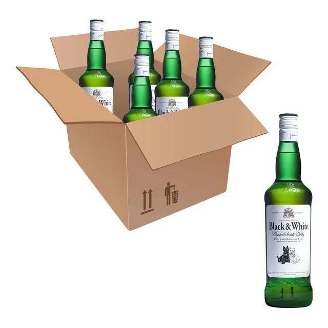 Whisky Black&white 5x750ml Caja