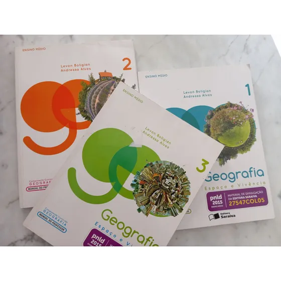 Coleção Geografia Espaço E Vivência - 3 Volumes