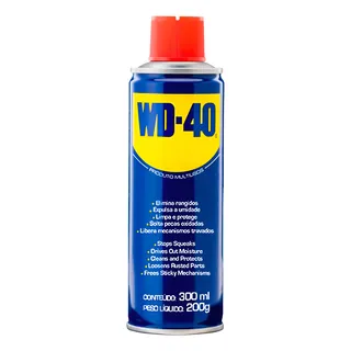 Wd40 Spray Produto Multiusos - Desengripa Lubrifica 300ml Wd40 Spray Produto Multiusos - Desengripa Lubrifica 300ml