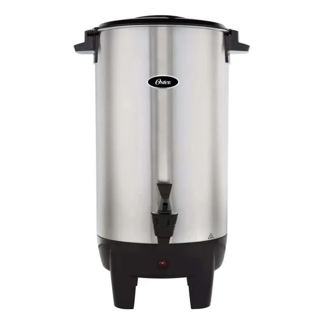 Cafetera Oster Percolado 35 Tazas Plateada