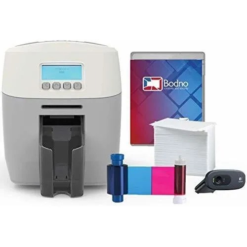 Impresora De Inyección De Tinta Bodno Magicard 600 -plata