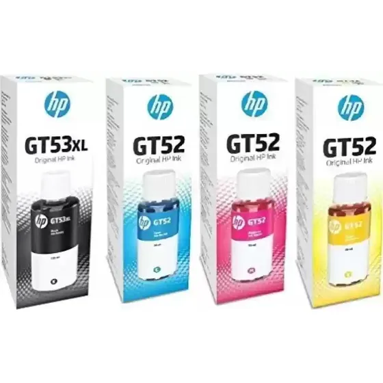 Juego Gt53xl + Gt52 Colores Hp 750 Hp 533 Hp 520 Hp 720 Gt53 Tinta Para Impresora Hp Ink Tank 310