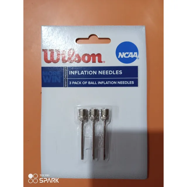 Agujas Para Inflar Balones Marca Wilson Set De 3unds