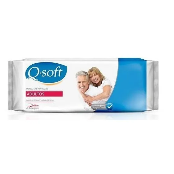 Q Soft Toallas Humedas Adulto 3 Packs X 40 Unidades