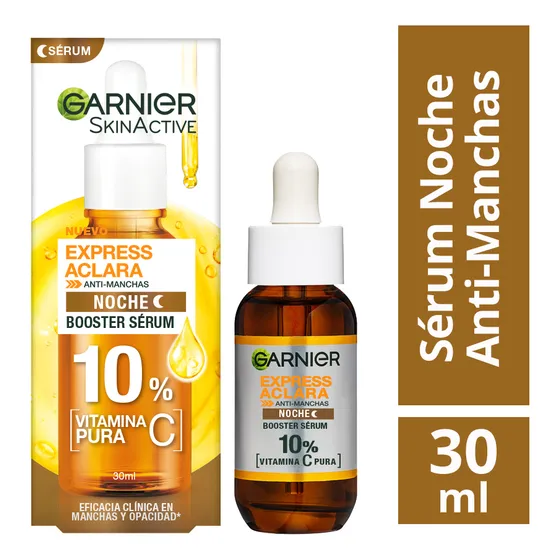 Serum Noche Anti Manchas Express Aclara Vitamina C Garnier 30ml