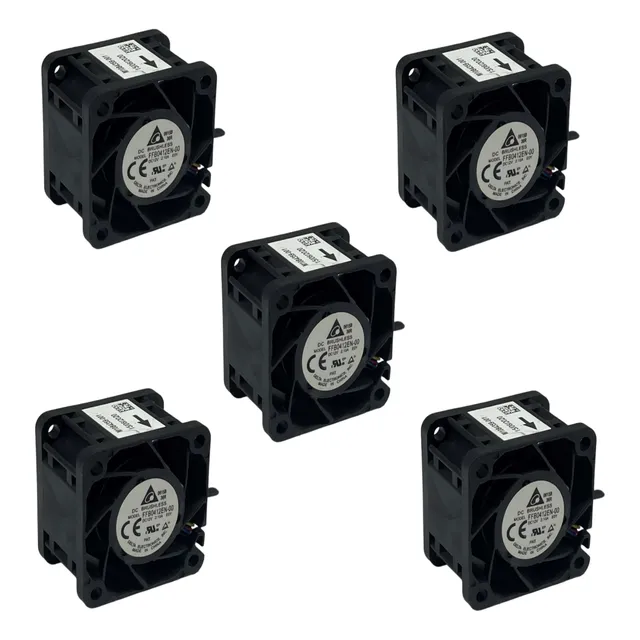 5 Piezas Abanico Ventilador Disipador 4x4x2.8cm 12v 2.1a