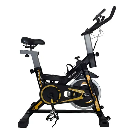 Bicicleta Ergométrica Spinning 13kg de Inércia Preto/amarelo Preto