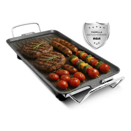Rca Plancha Antiadherente Grill Rc-45 Color Negro Rca Plancha Antiadherente Grill Rc-45 Color Negro