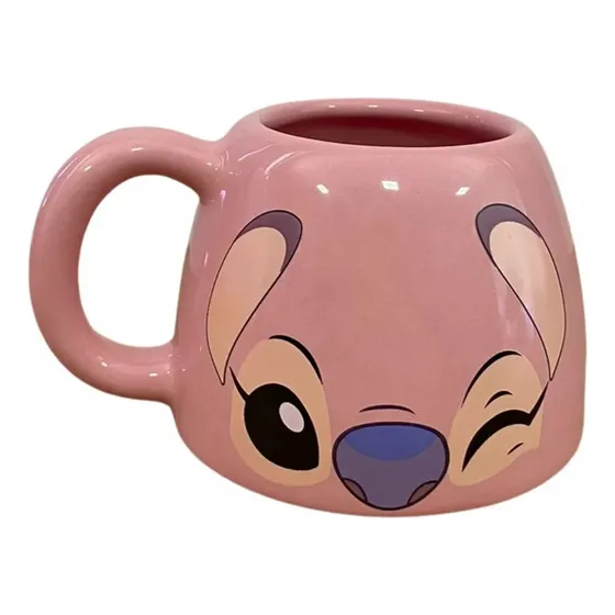 Caneca Ornamento Decorativo Angel Stitch Zonacriativa 450ml