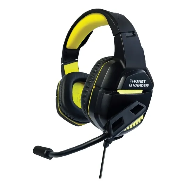 Auricular Gamer Vx75 Thonet & Vander Ps4 Microfono Flexible Color Negro Color de la luz Nude