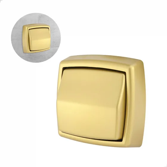 Acabamento Para Valvula Descarga Deca Hydra Max Abs Dourado