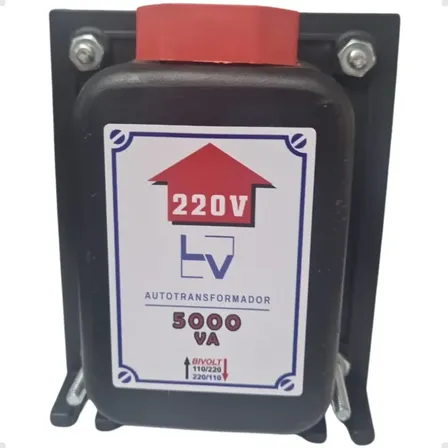 Auto Transformador LV 5000 VA 110V para 220V 12.000 BTU Ar Condicionado