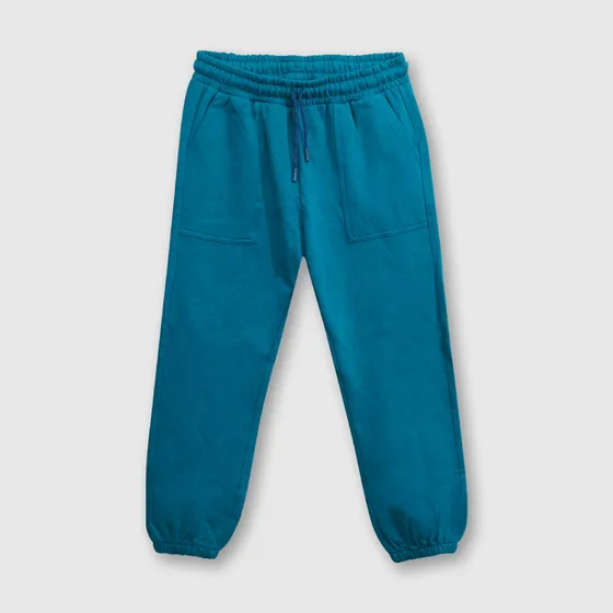 Pantalón Buzo Holgado Niños Celeste Colloky